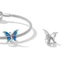 S925 Butterfly Series DIY Bracelet Pearl Accessories, Style: SCC2326