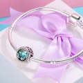 SCC246 Bright Starry Sterling Silver Bracelet Loose Beads Zircon Jewelry