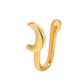 U-shaped Nose Clip Copper Inlaid With Zircon Nose Decoration, Color: G-253 Gold