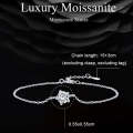 MSB001 S925 Sterling Silver Sparkle and Moissanite Bracelet