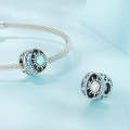 SCC2418 Sterling Silver S925 Sun Star Moon Opal Bracelet Beads