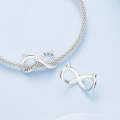 BSC748 S925 Sterling Silver Infinity Cat Symbol Bracelet Beads
