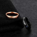 606 Couple Ring Titanium Steel Ring, Size: Men Style 7