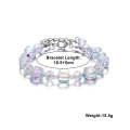 S2207-1 AB Transparent Crystal Beaded Bracelet Ladies Natural Crystal Bracelet