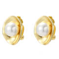 E2208-6 Drag Pearl Baroque Earrings Pearl Ear Clip Women Without Ear Piercing