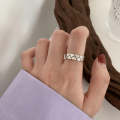 S925 Sterling Silver Vintage Ring Chain Jewelry, Color: J1716
