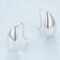 S925 Sterling Silver Water Drop Glare Earrings