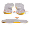 1pair O/X Leg Orthopedic Insoles Correction Shoe Inserts Arch Support Sports Shoe Pads, Size: 39-...