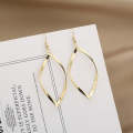 Twisted Rhombus Earrings Personality Exaggerated Earrings(Gold)
