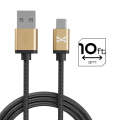 Ghostek Micro USB 3m Fast Charging Braided Cable