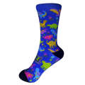 Stikee - Dinosaur Socks - Blue