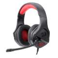 Redragon Over-Ear Theseus Aux Gaming Headset  Black