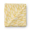 JenJen Bamboo&Cotton Swaddle Blanket-Mustard Leaves