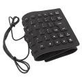 Wired USB Flexible Keyboard for Laptop Notebook and Desktop Computers