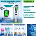 420 ML Hydrogen Water Bottle, Rechargeable Portable Water Purifier &Ionizer