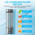 420 ML Hydrogen Water Bottle, Rechargeable Portable Water Purifier &Ionizer