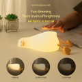 Lying Flat Duck Night Light, LED Squishy Duck Lamp, Cute Light Up Duck, Silicone Dimmable Nursery...