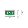 Spazio LED Exit Sign - Wall