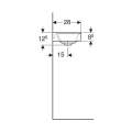 Geberit Xeno Wall-Hung Basin with Right Tap Hole 400mm