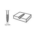 DREMEL Tungsten Carbide Cutter Spear Tip 9910 3.2mm