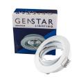 Genstar Aluminium Tilt Downlight 83mm - White