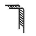 Jeeves Large Tangent M Shelved Heated Towel Rail