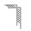 Jeeves Large Tangent M Shelved Heated Towel Rail