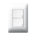 Legrand Ysalis 2 Lever Dimmer Switch and 2 Way 4 x 2