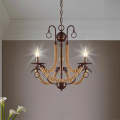 Bright Star Metal Chandelier with Rope