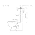 Cobra Junior Flushmaster for Toilet, Back Entry Installation, Exposed