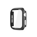 Hard Case and Glass Screen Protector for Apple Watch - 45mm Black