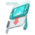 Techme Ergonomic Handheld Protective Case for Nintendo Switch Lite - White