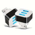 Techme USB 2.0 3-Port Expansion Charging Adapter USB Hub
