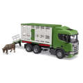 Bruder Scania Super 560R Cattle Transportation Truck With 1 Cattle (54CM LONG)