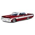 Motormax 1:24 1964 Chevrolet Impala Get Low Metallic Red