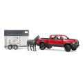 Bruder RAM 2500 Power Wagon Toy With 1 Horse & Trailer