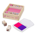Melissa & Doug Butterfly And Heart Wooden Stamp Set