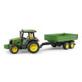 Bruder John Deere 5115M Toy Tractor With Tipping Trailer