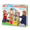 Melissa & Doug Hi-Rise Wooden Doll House