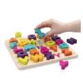 B. Toys Alpha. B. Tical Chunky Wooden Puzzle - Alphabet  Background