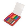Melissa & Doug Triangular Crayons 24 Pack in Flip Top Case Non Roll