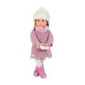 Our Generation Deluxe Sherpa Coat Outfit with Hat - Wonderfully Warm