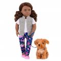 Our Generation Classic 18 inch Doll Malia with Poodle