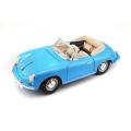 Bburago 1/18 Porsche 356B Cabriolet 1961 - Blue