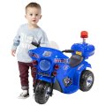 Police motorcycle battery kids ride on- blue