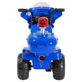 Police motorcycle battery kids ride on- blue
