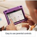 Fire HD 8 Kids Edition tablet, 8" HD 32 GB, Purple Kid-Proof Case 2020 10th Gen