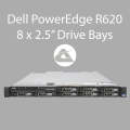 Dell PowerEdge R620: Intel Xeon E5-2640 Six Core, 64GB RAM, 2 x 300GB 2.5 inch 10K SAS Drive, 8-B...