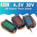 4.5 to 30v DC 0.56 Inch Mini Green LED Display Panel Voltage Meter