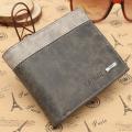 *LOCAL STOCK* Men's Leather Bifold Wallet - Grey